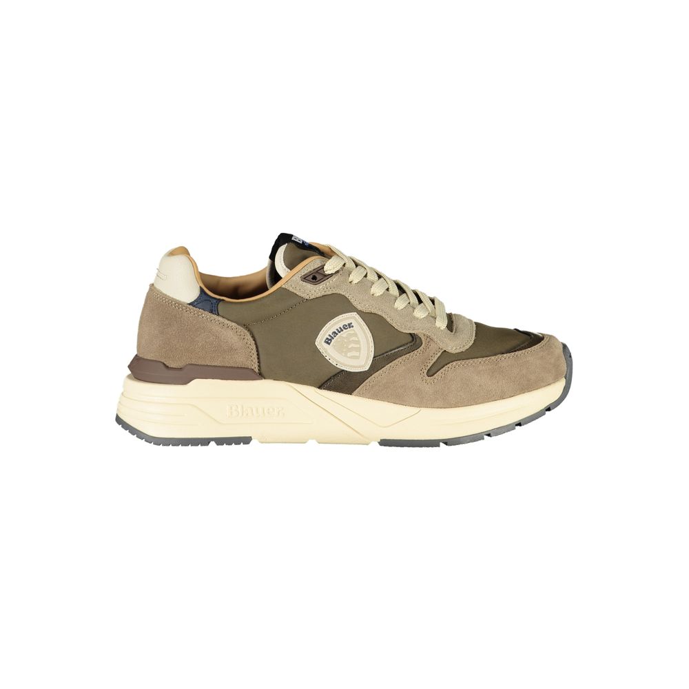 Blauer Sneakers Sportive Uomo Grigie, Dettagli a Contrasto e Soletta Removibile