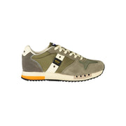 Blauer Sneakers Sportive Uomo Verdi, Dettagli a Contrasto e Lacci Extra