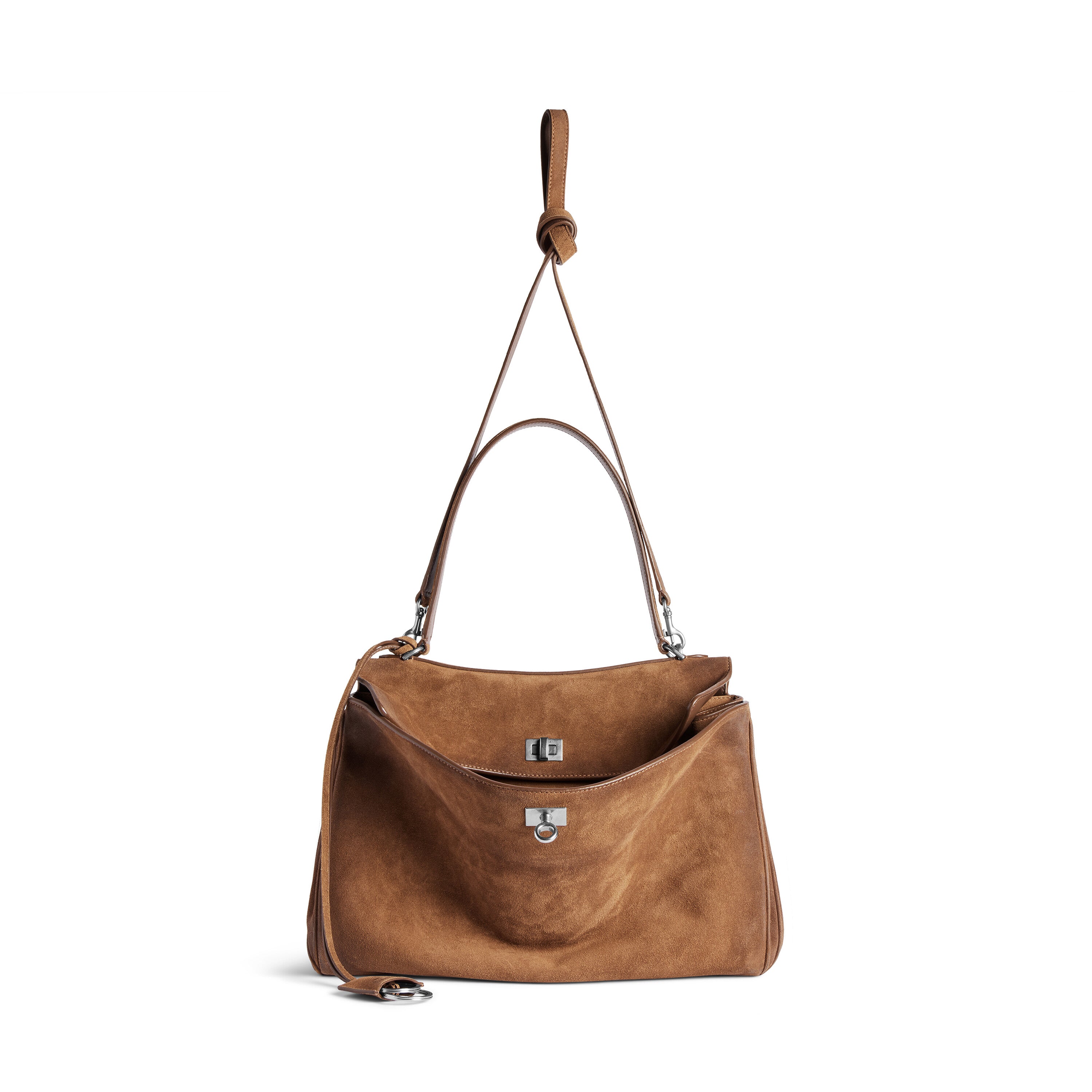Borsa Balenciaga Rodeo Media Cammello