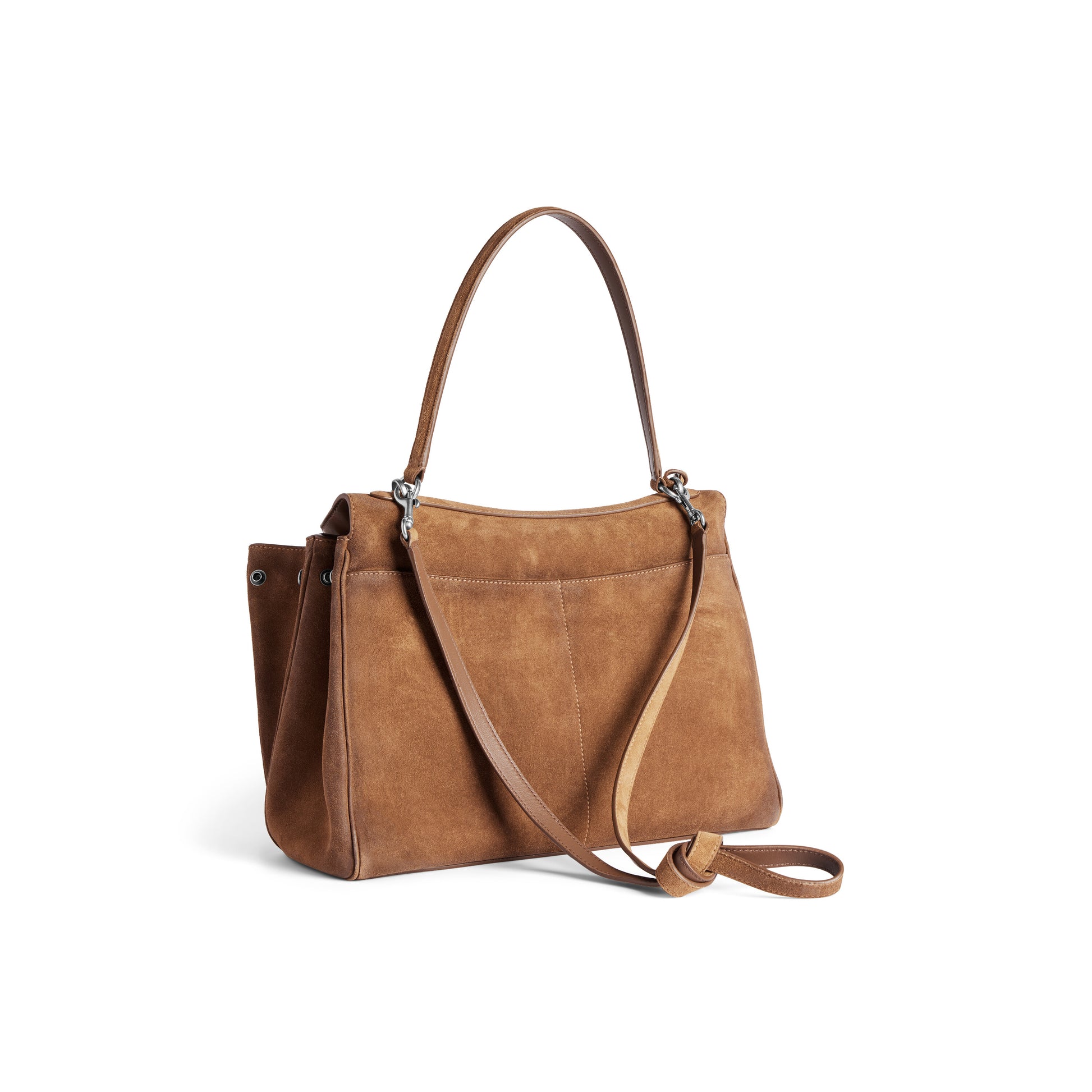 Borsa Balenciaga Rodeo Media Cammello