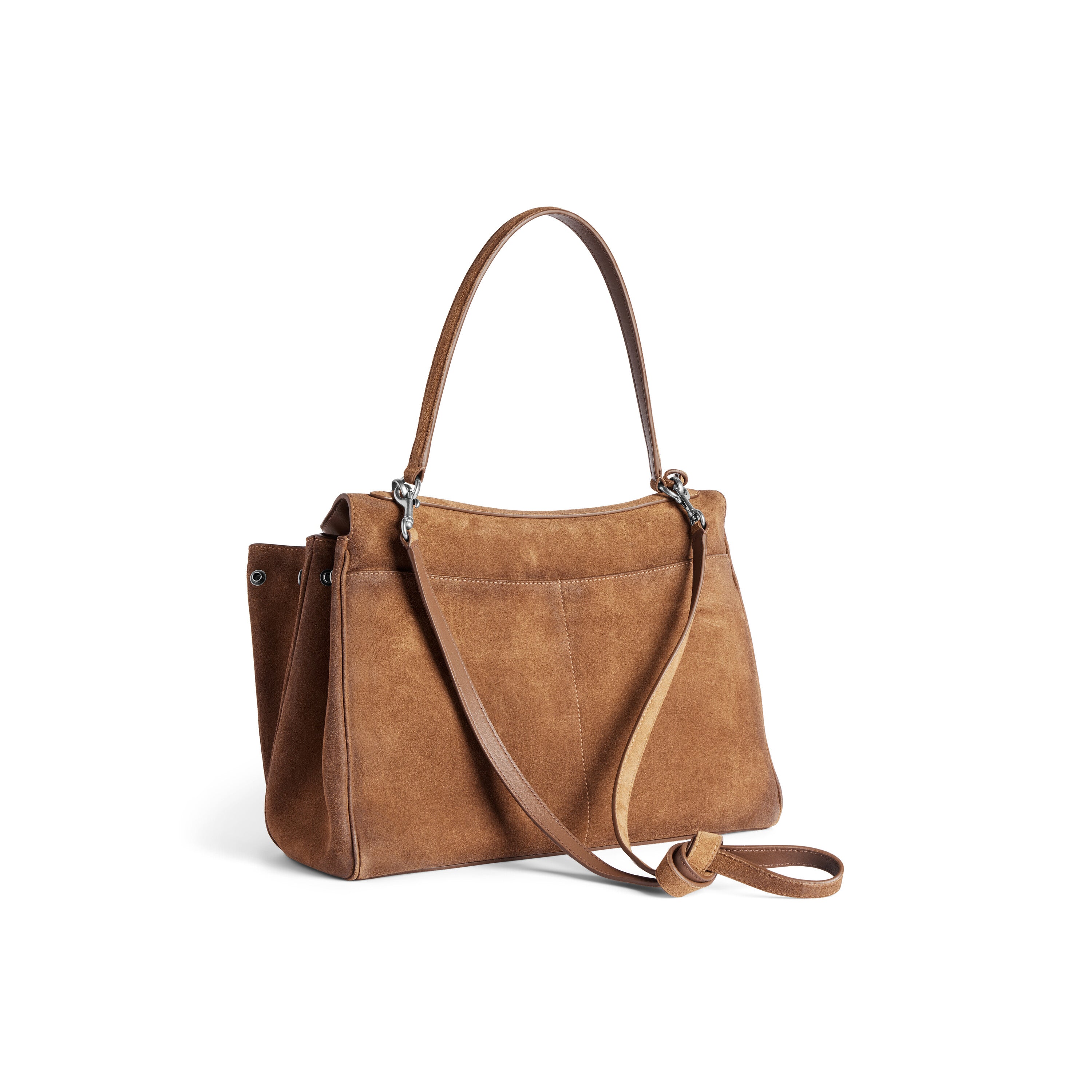 Borsa Balenciaga Rodeo Media Cammello