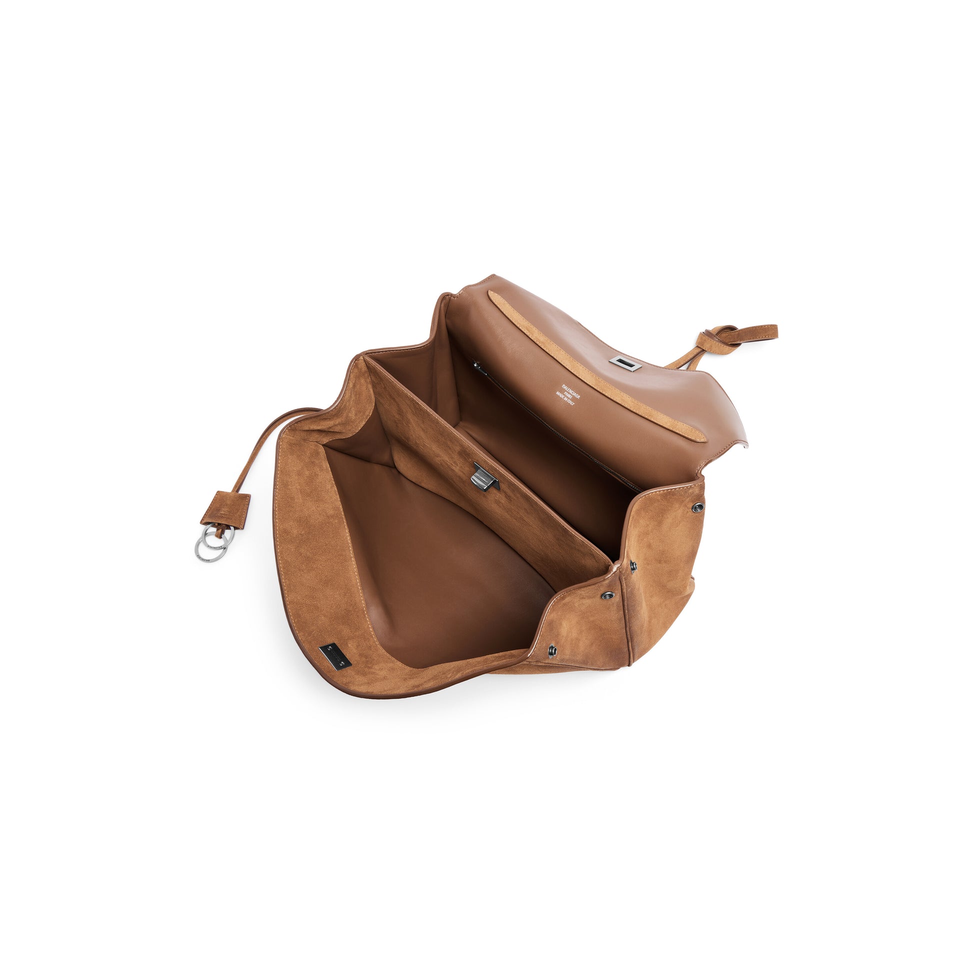 Borsa Balenciaga Rodeo Media Cammello