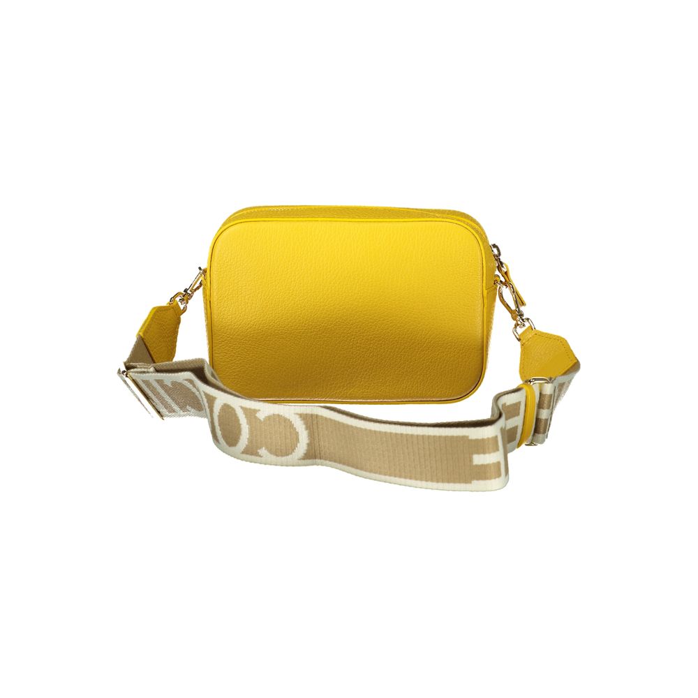 Borsa Coccinelle Tebe in 100% Pelle Colore Giallo