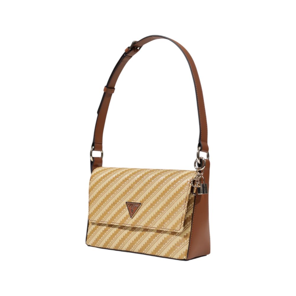 Borsa Crossbody Guess EMELDA Piccola in Polipropilene Beige