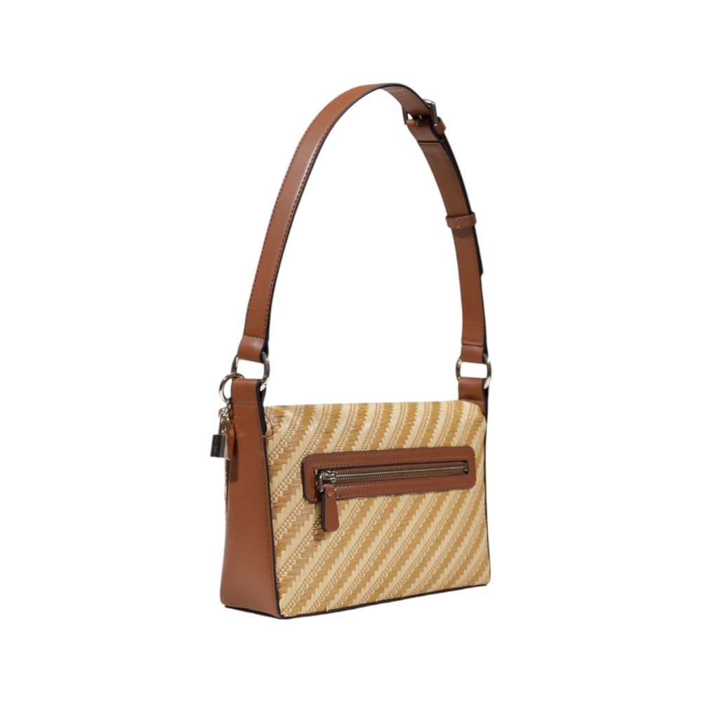 Borsa Crossbody Guess EMELDA Piccola in Polipropilene Beige