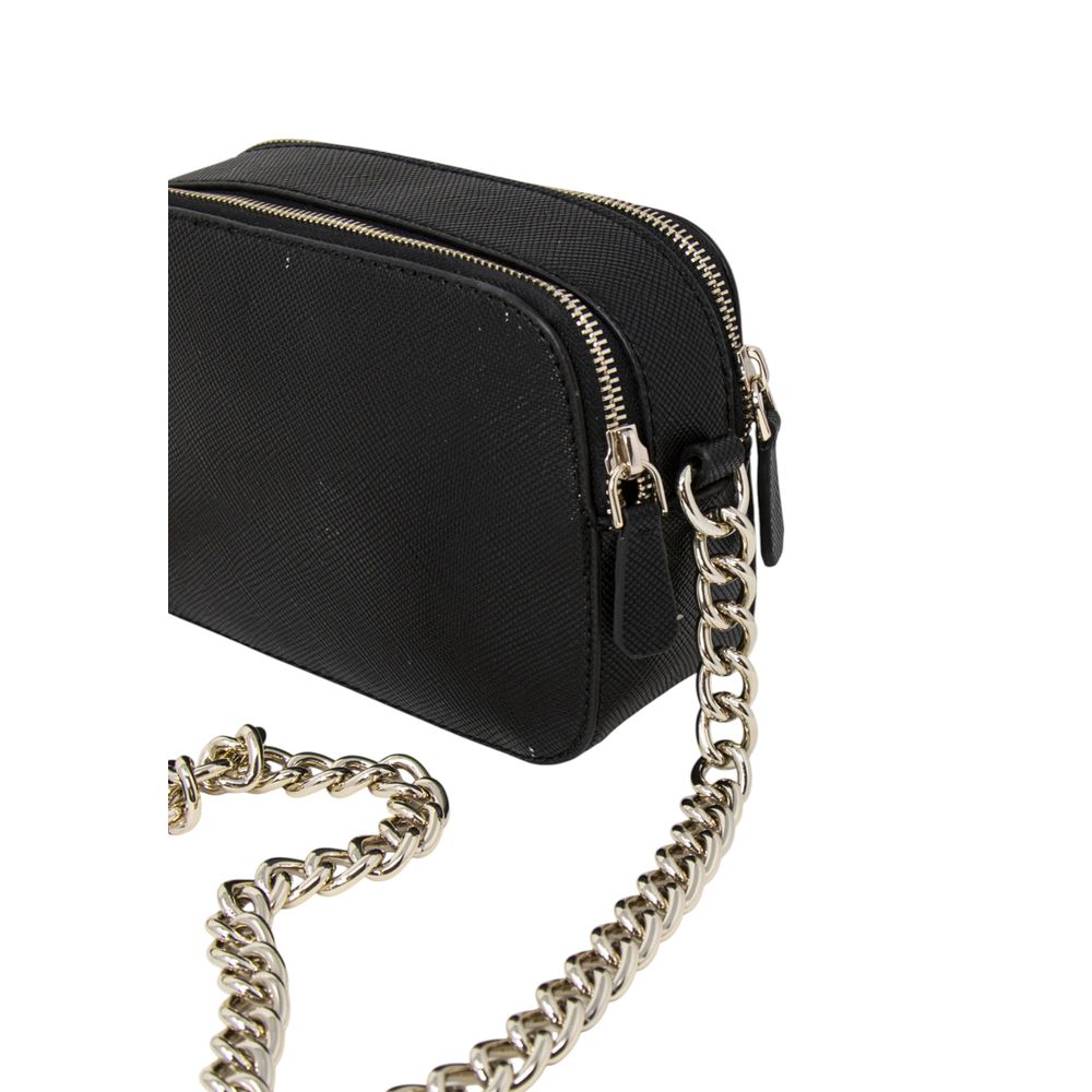 Borsa Crossbody Guess Noelle Camera in Poliuretano Nero