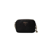Borsa Crossbody Guess Noelle Camera in Poliuretano Nero