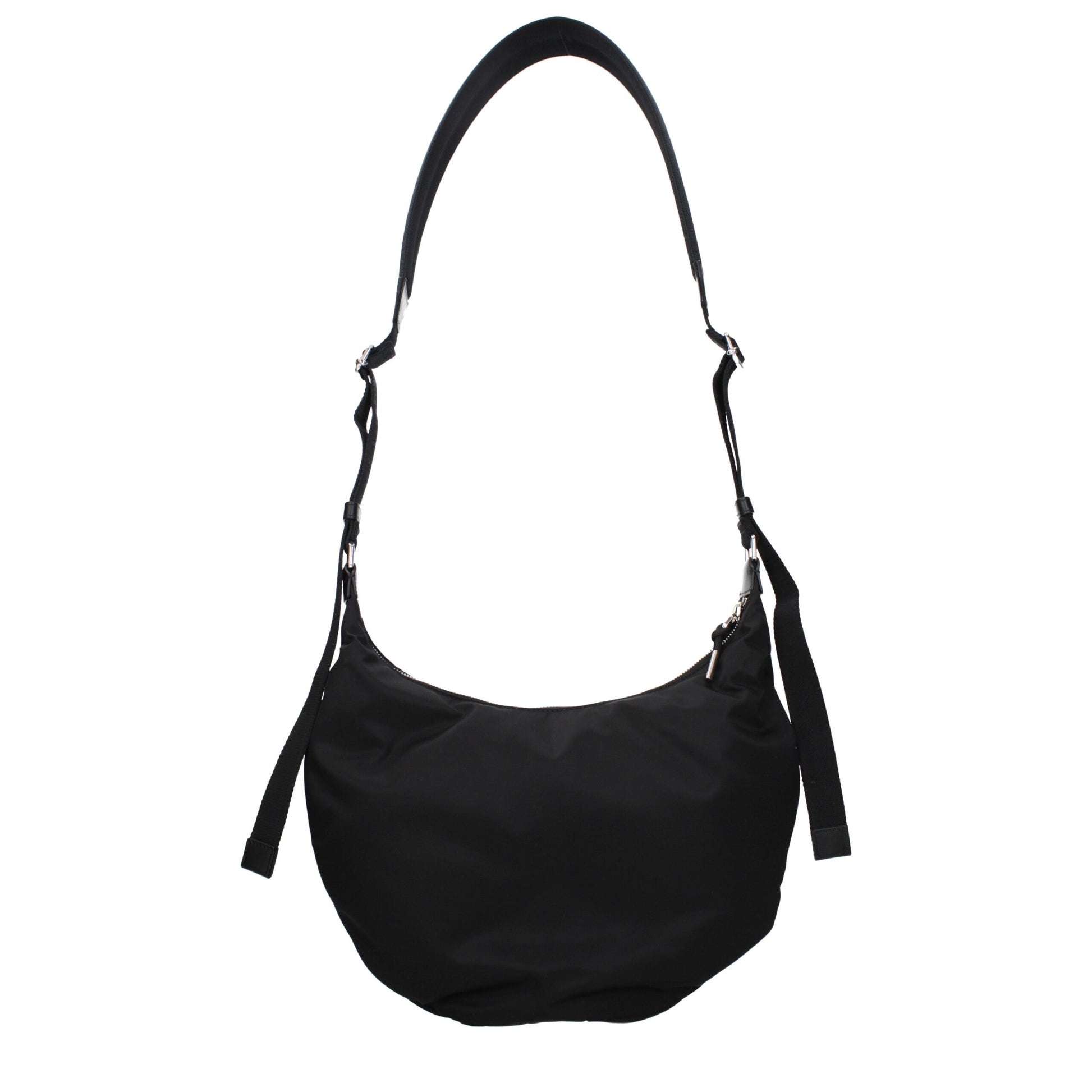 Borsa Givenchy Crossbody Nera in Nylon con Logo Frontale e Tracolla Regolabile