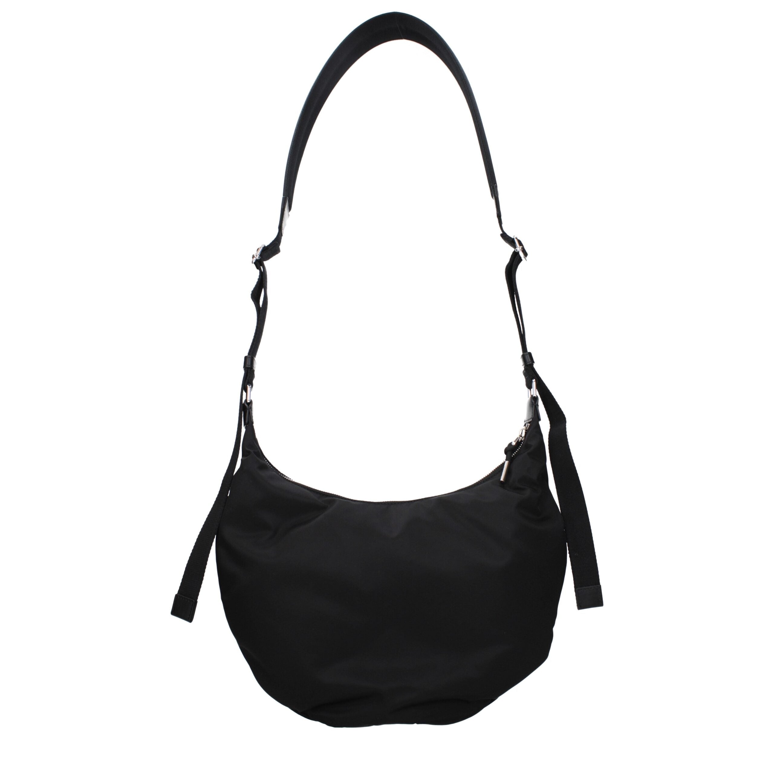 Borsa Givenchy Crossbody Nera in Nylon con Logo Frontale e Tracolla Regolabile