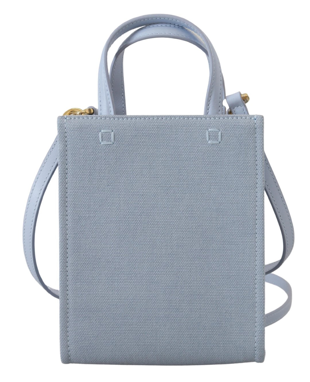Borsa Givenchy Vertical Cloud Mini a Spalla in Tela di Cotone Blu, Made in Italy
