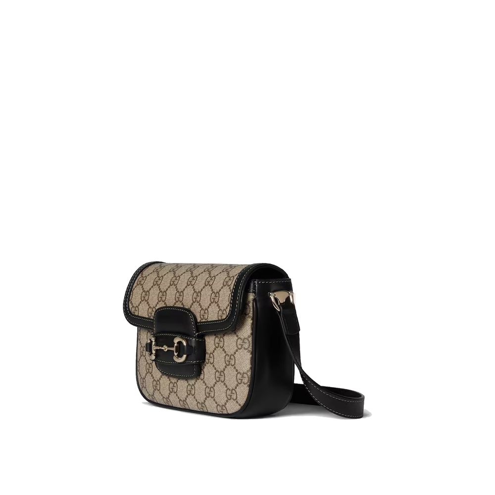 Borsa Gucci Horsebit 1955 Soft Small Tessuto GG Supreme