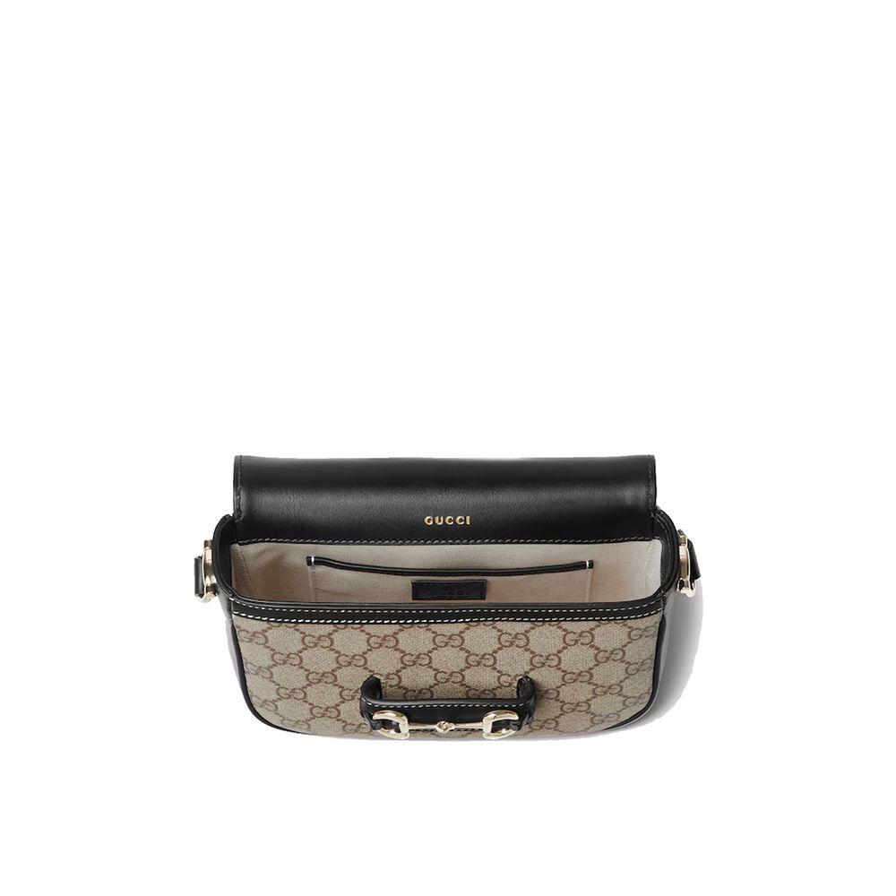 Borsa Gucci Horsebit 1955 Soft Small Tessuto GG Supreme
