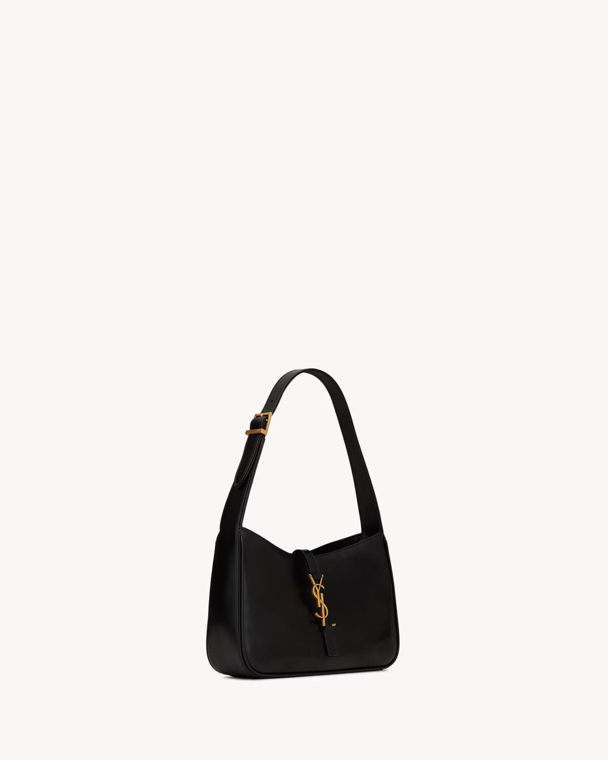 Borsa Hobo Saint Laurent Le 5 À 7 in Pelle Nera