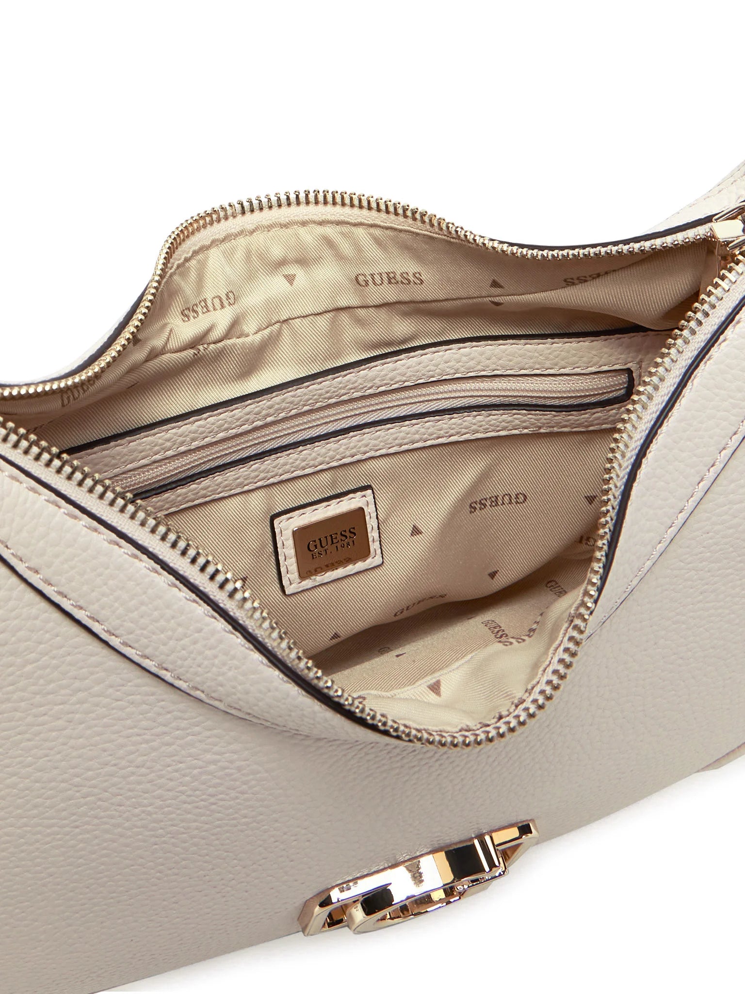 Borsa Media Guess ANADELA 3 Comp Mezzaluna Rosa
