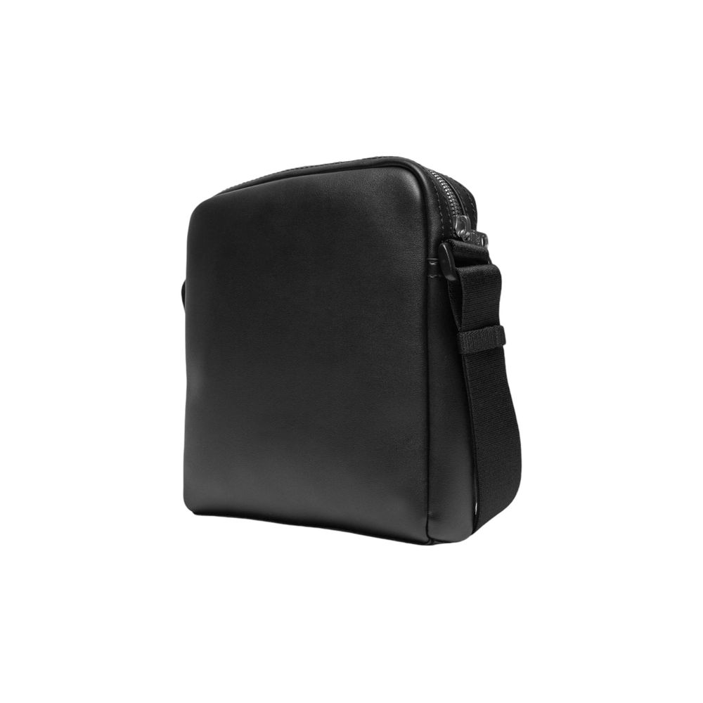 Borsa Messenger Calvin Klein Jeans REPORTER in Poliuretano Nero AOP