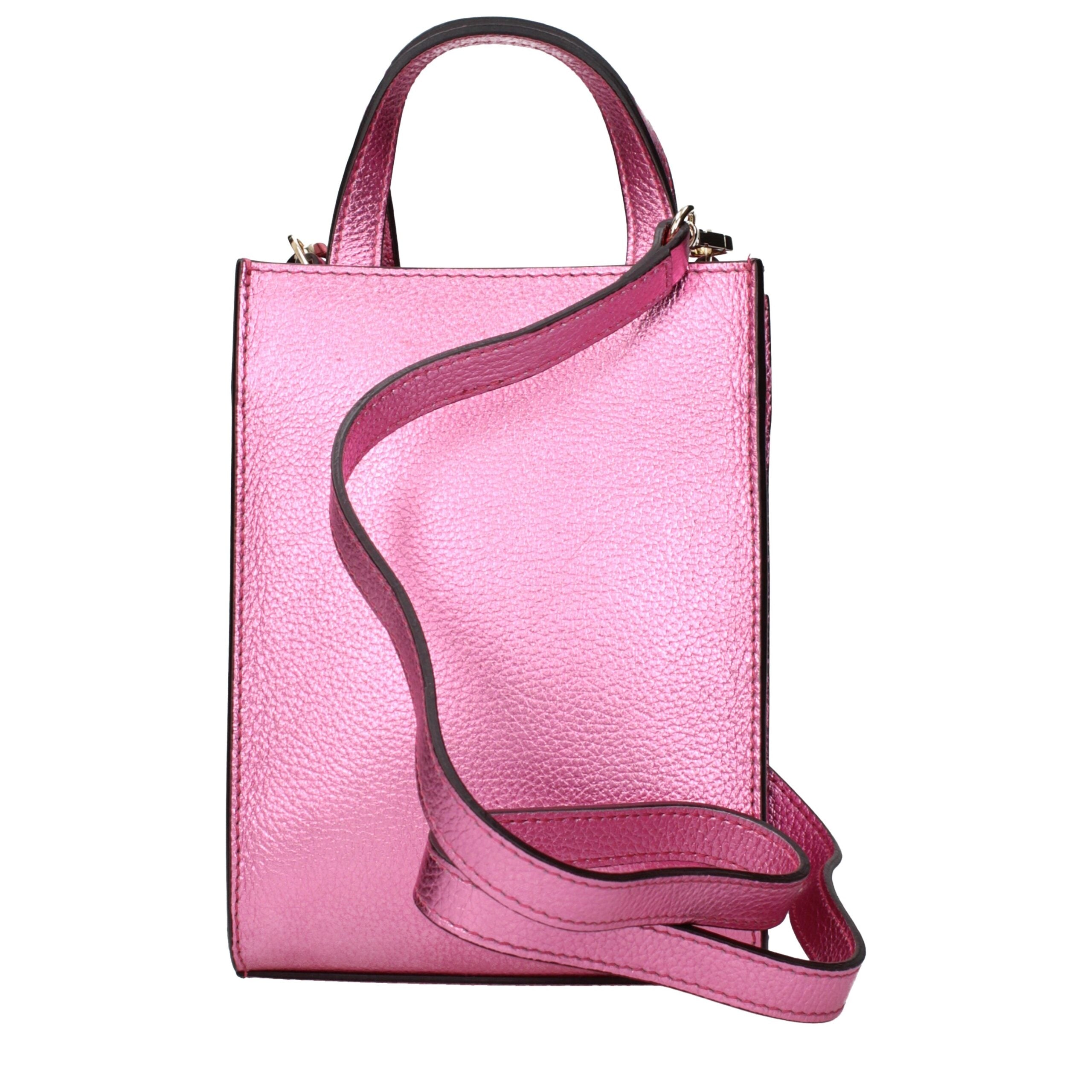 Borsa Mini Tote Jimmy Choo CHOOMINITOTE in Pelle Fucsia Metallica