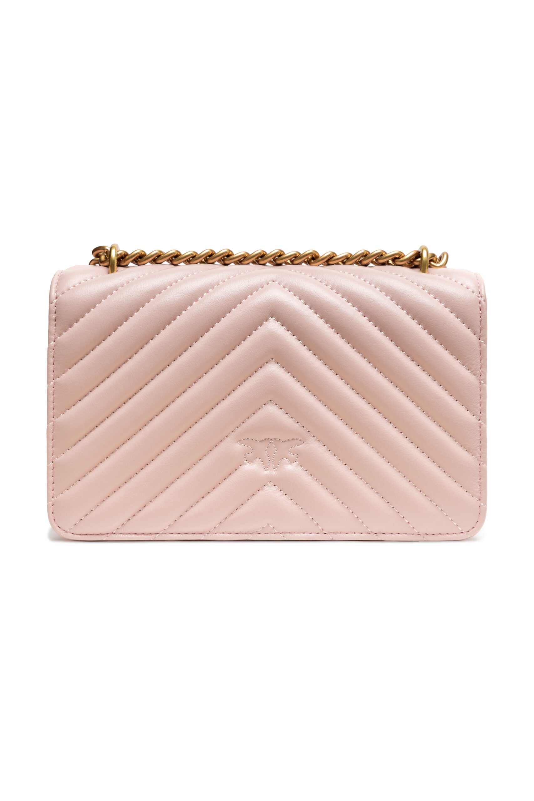 Borsa Pinko Love One Mini 100074A0GK O81Q Chevron Cipria