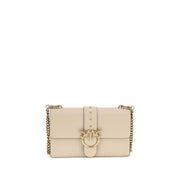 Borsa Pinko One Simply Love Bag Icon in Pelle di Vitello Beige