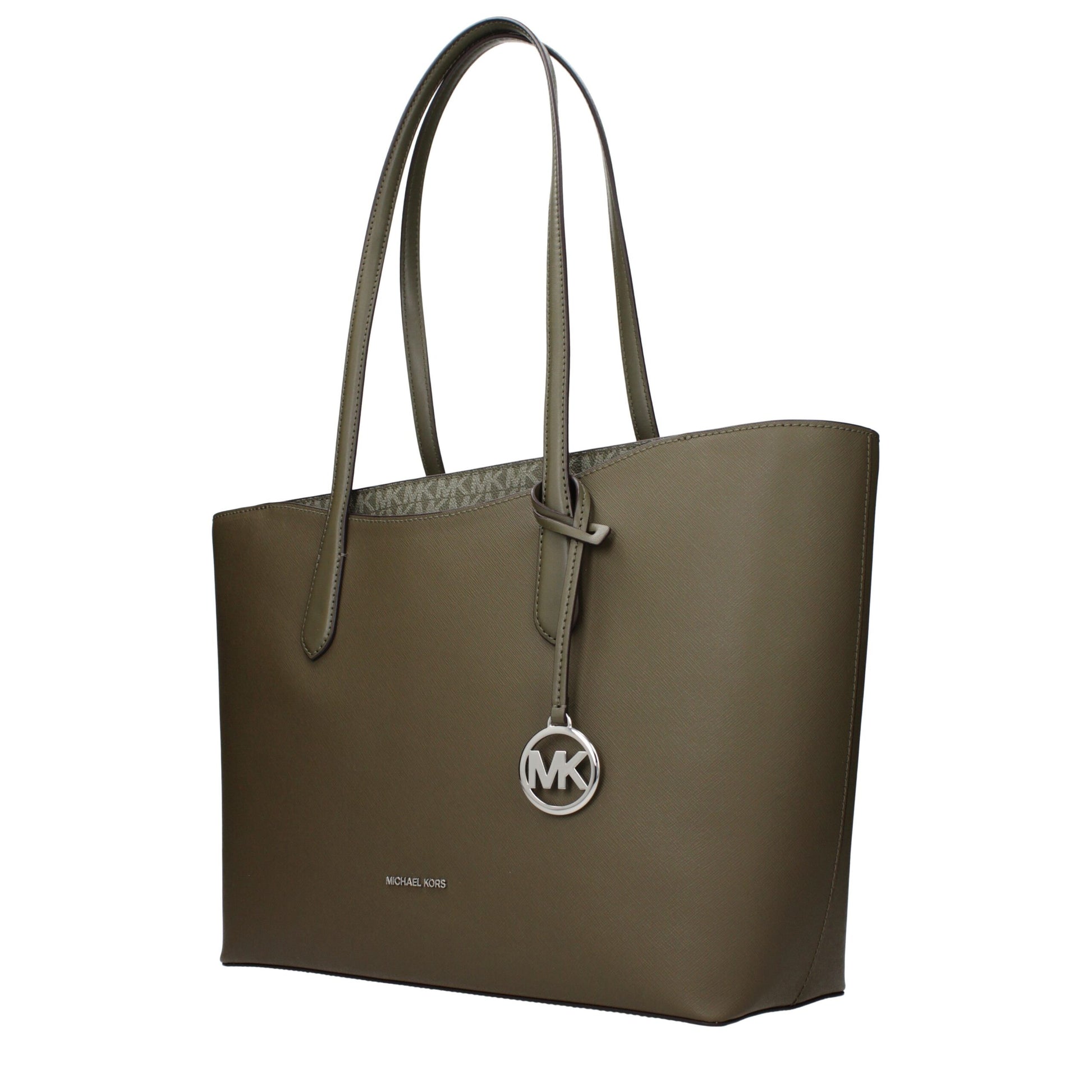 Borsa Shopping Michael Kors Arden Top-Zip Tote Bag Oliva