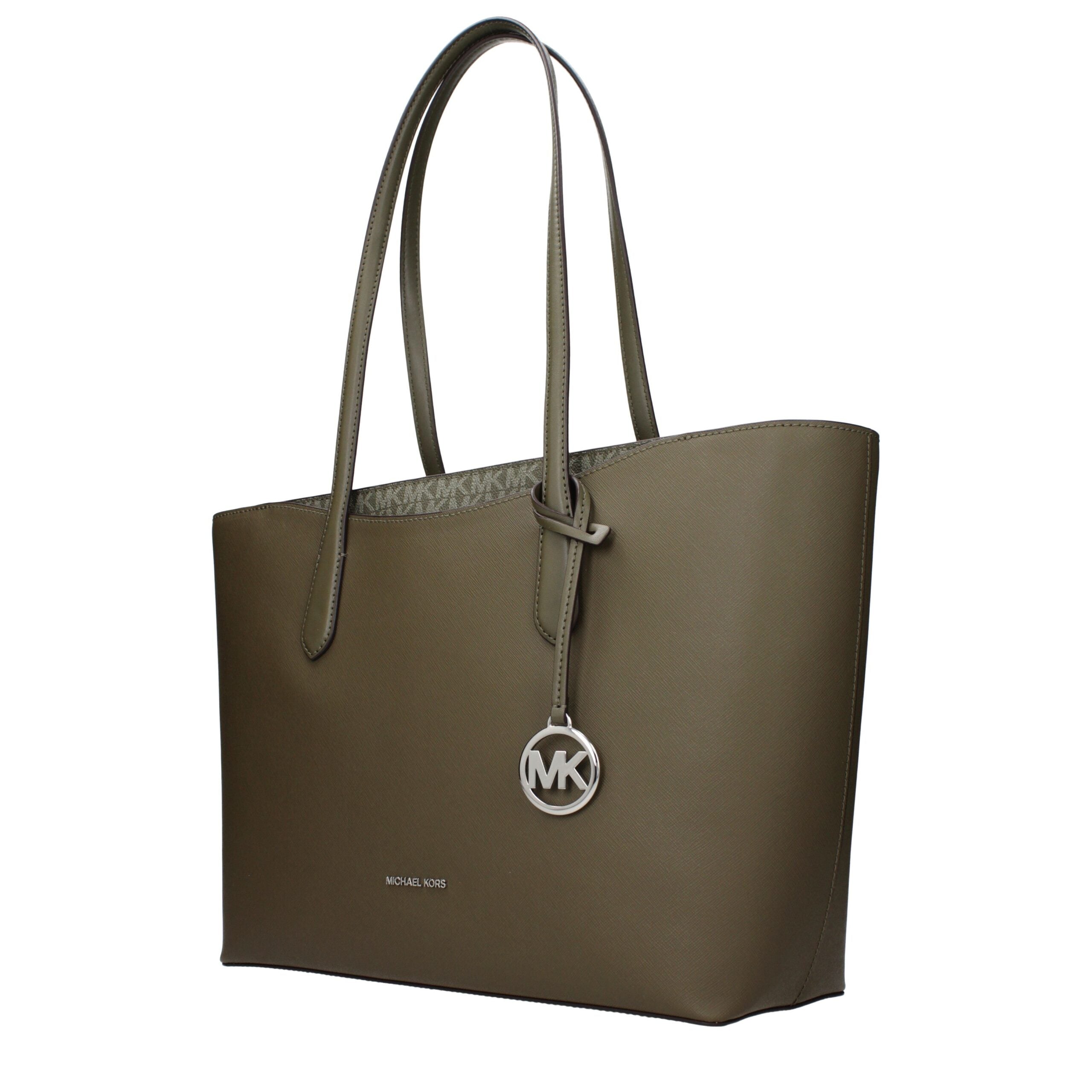 Borsa Shopping Michael Kors Arden Top-Zip Tote Bag Oliva