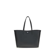 Borsa Tote Reversibile Media Burberry Bloomsbury in Pelle Nera