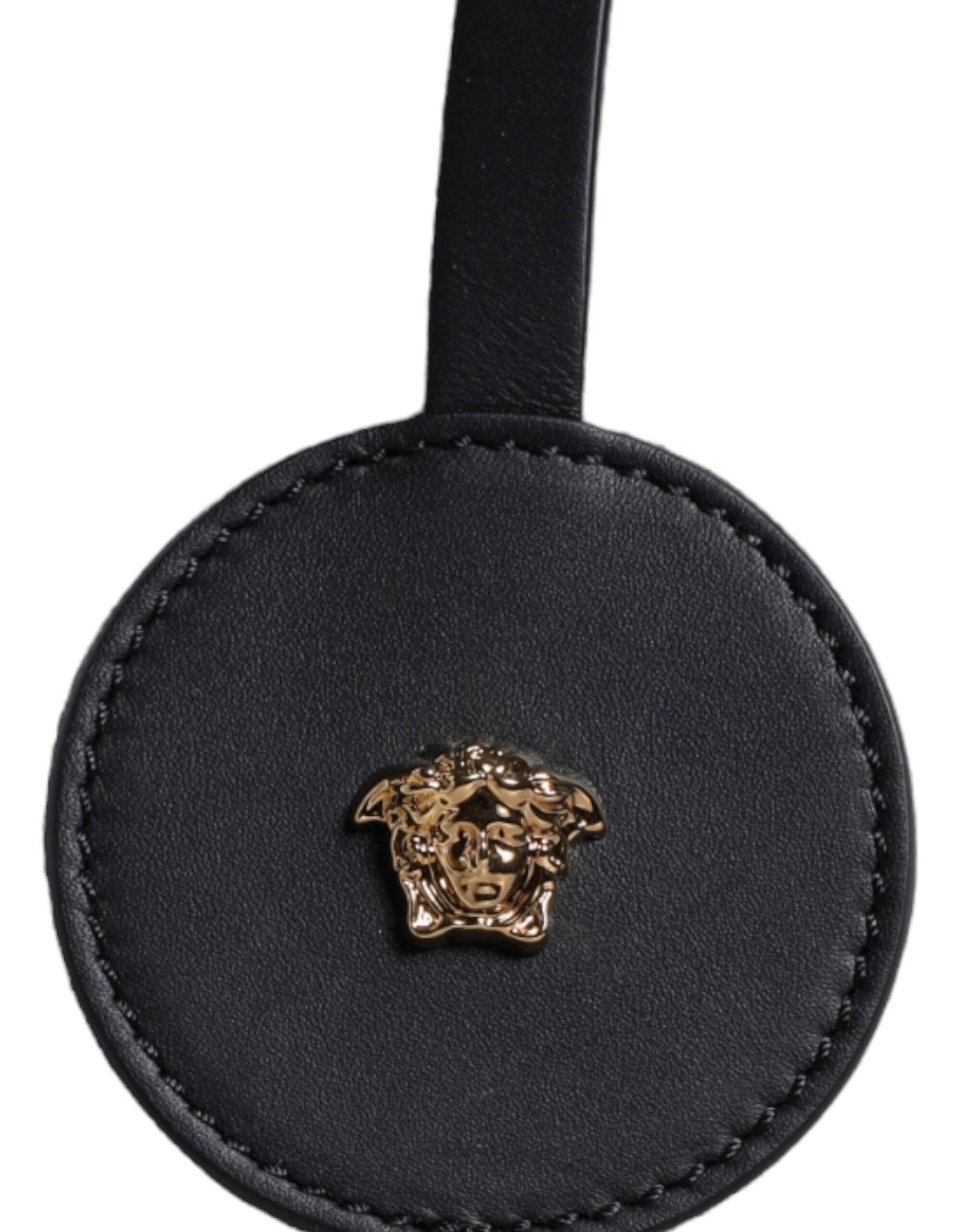 Borsa Tote Versace in Lana e Pelle Bianca, Tracolla 99cm