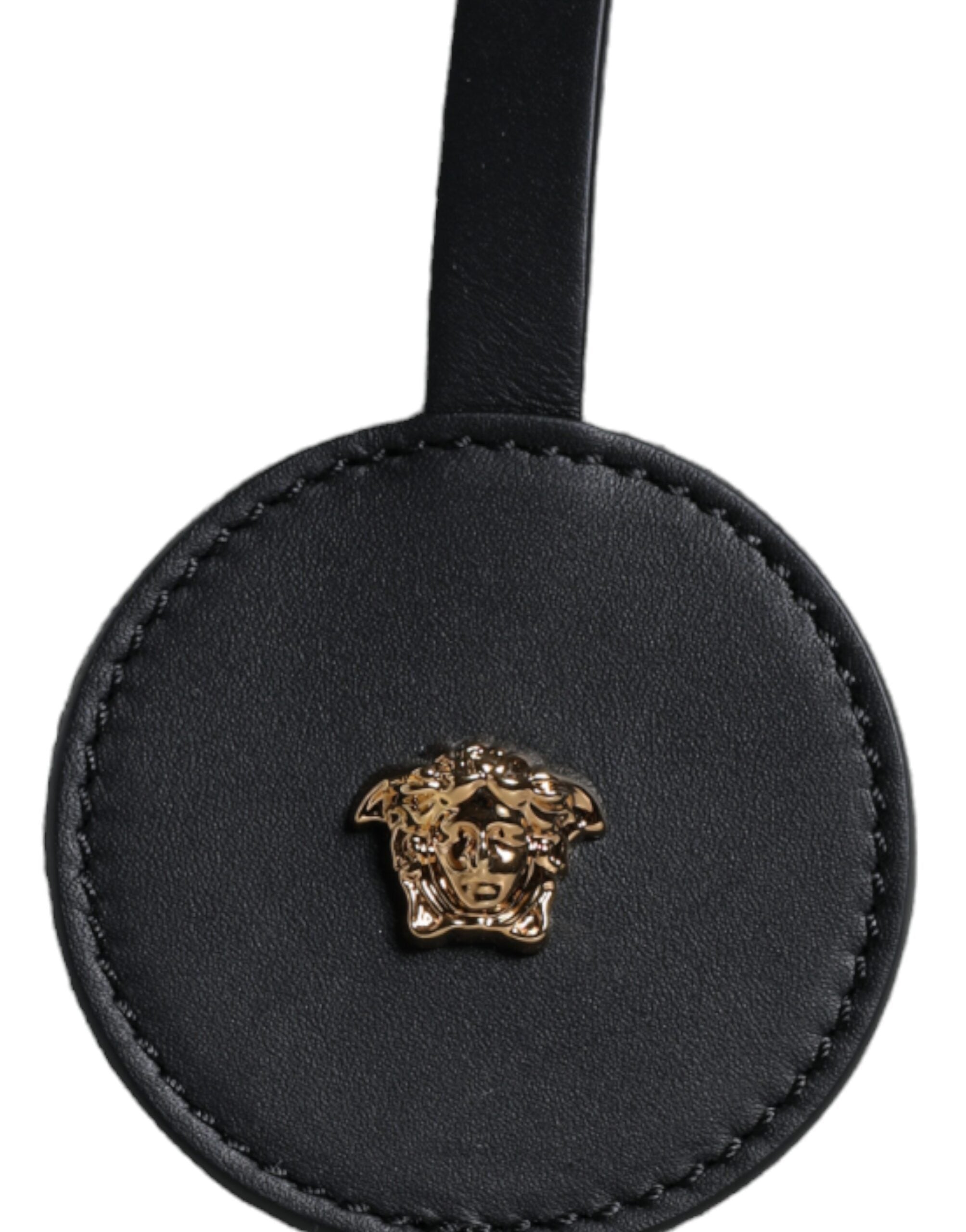 Borsa Tote Versace in Lana e Pelle Bianca, Tracolla 99cm