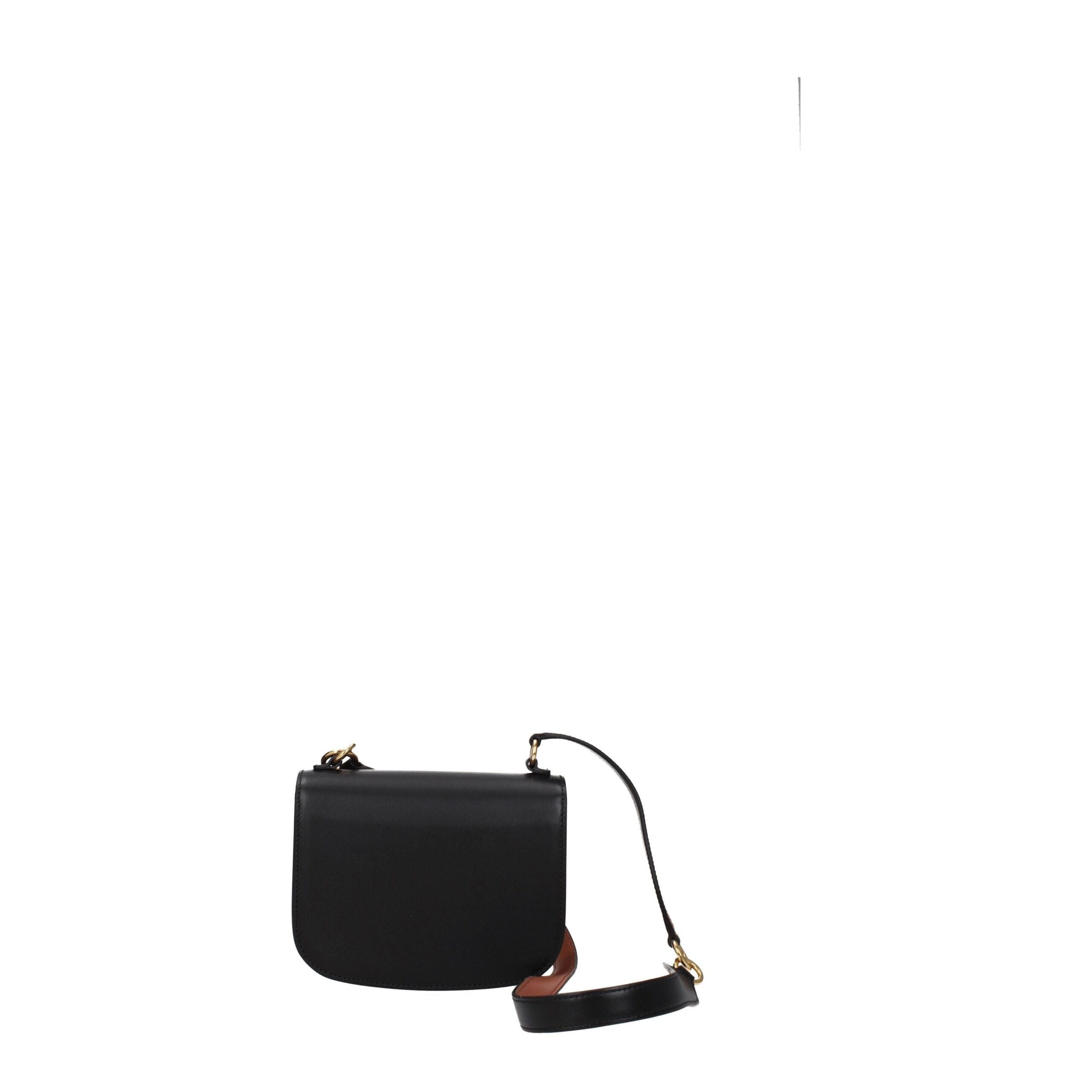Borsa a Mano Jil Sander in Vera Pelle Nera Manico Removibile