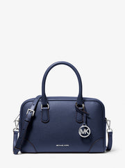 Borsa a Mano Michael Kors Thompson in Pelle Blu Navy