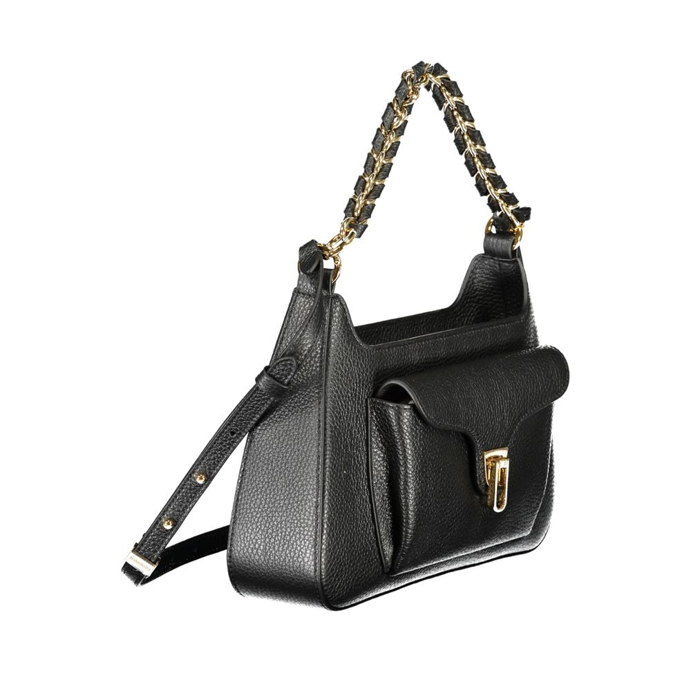 Borsa a Spalla Coccinelle Beat Generation Media in Pelle Nera