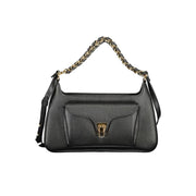 Borsa a Spalla Coccinelle Beat Generation Media in Pelle Nera
