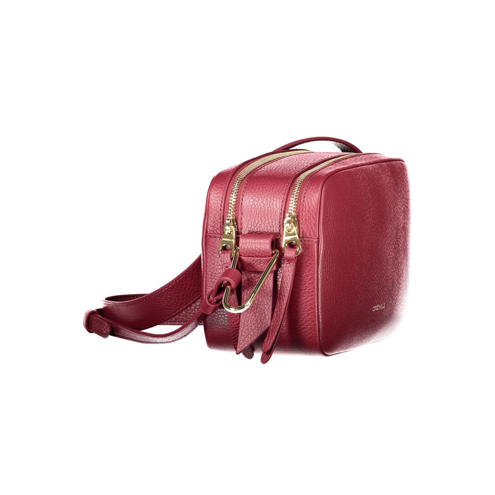 Borsa a Spalla Coccinelle Malory in Pelle Colore Porpora