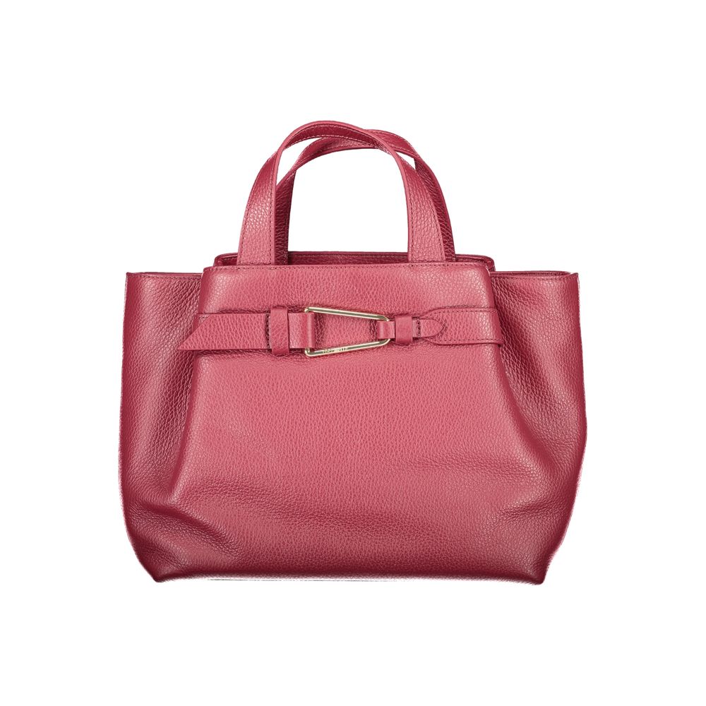 Borsa a Spalla Coccinelle Malory in Pelle Colore Viola con Multi-Tasche