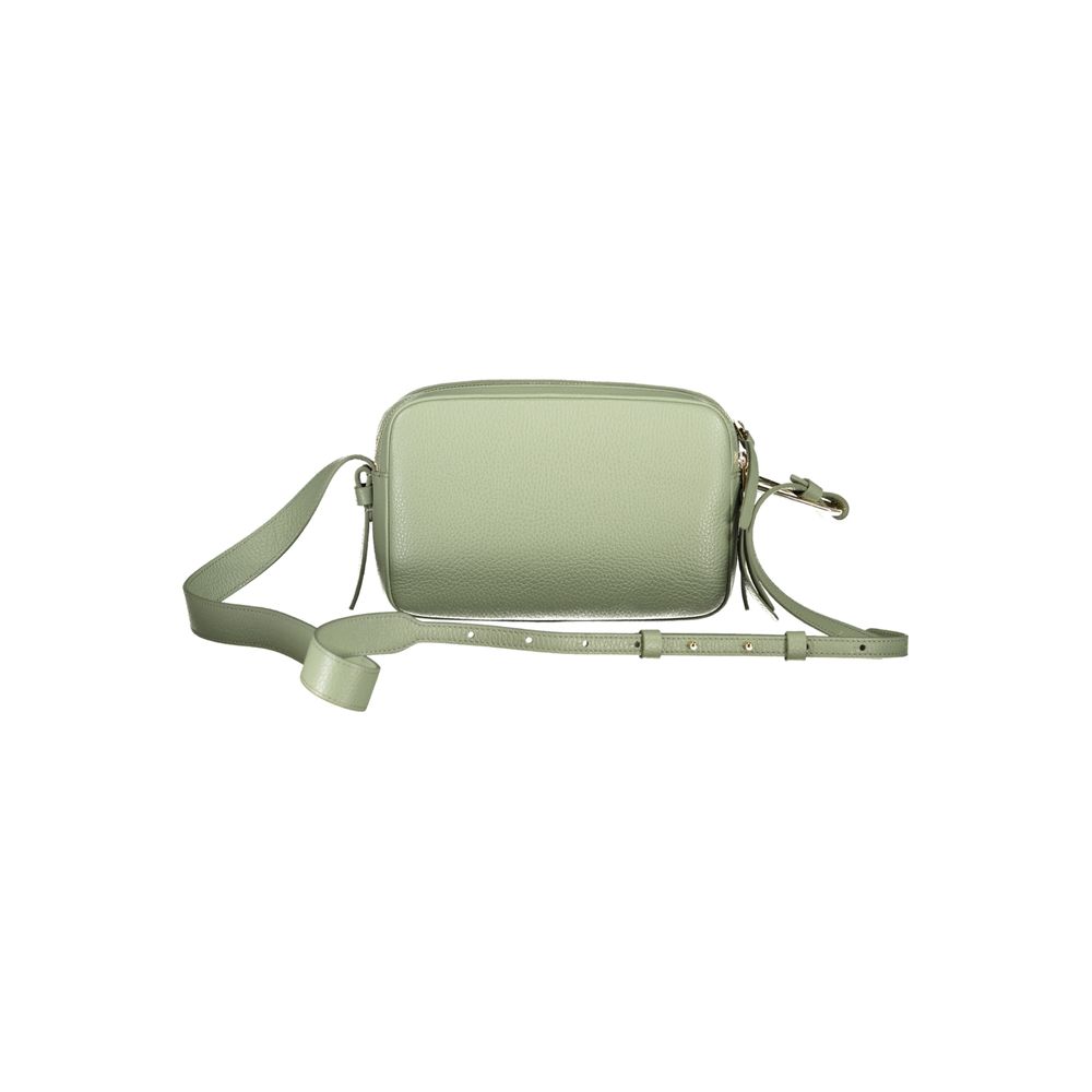 Borsa a Spalla Coccinelle Malory in Vera Pelle Colore Verde