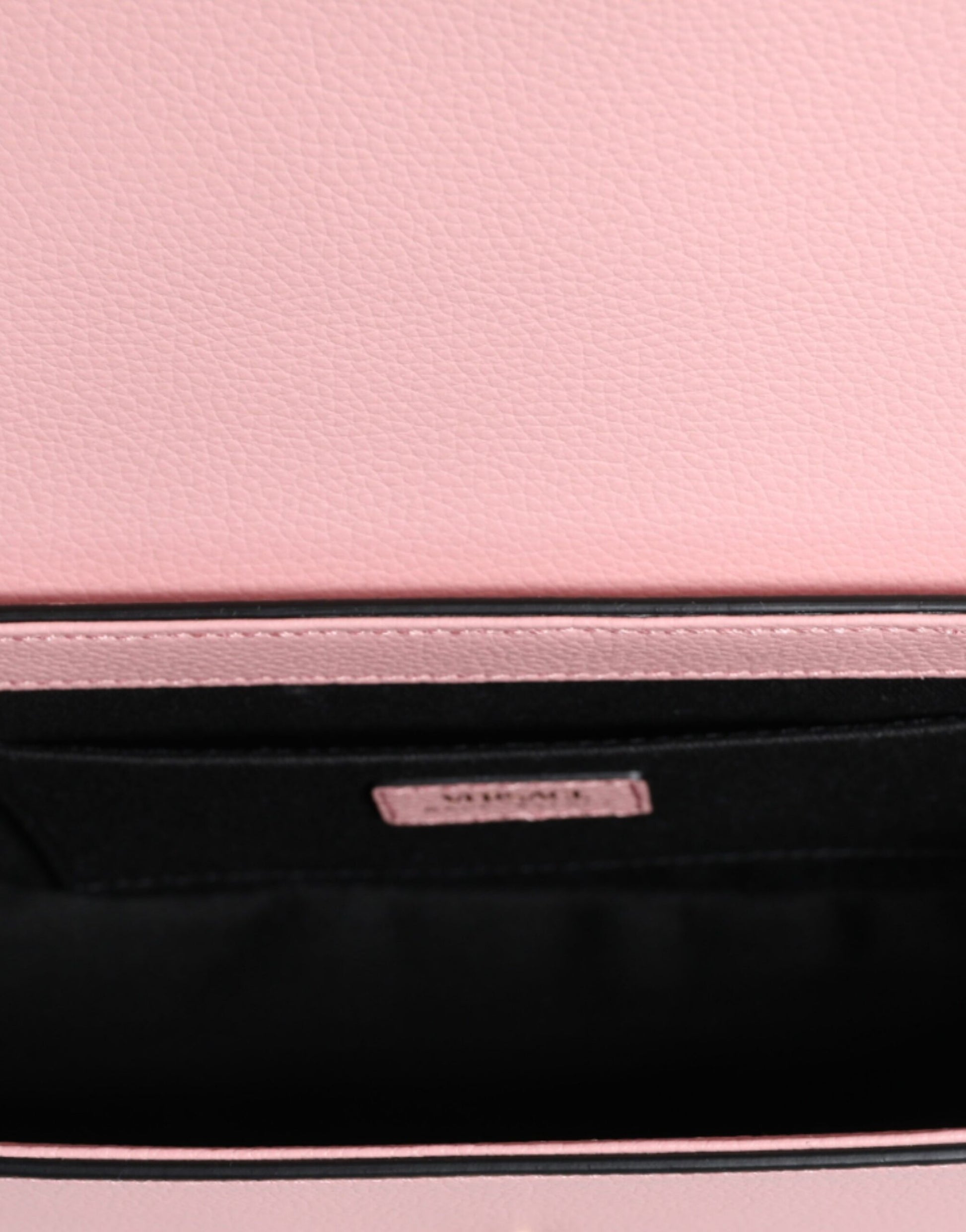 Borsa a Spalla Versace in Pelle di Vitello Rosa, Tracolla Regolabile 60cm