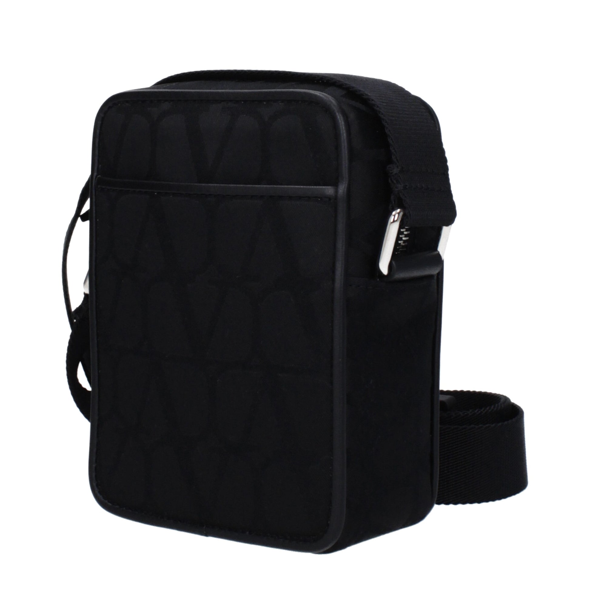 Borsa a Tracolla Piccola Valentino Garavani (Crossbody) in Tessuto Nero