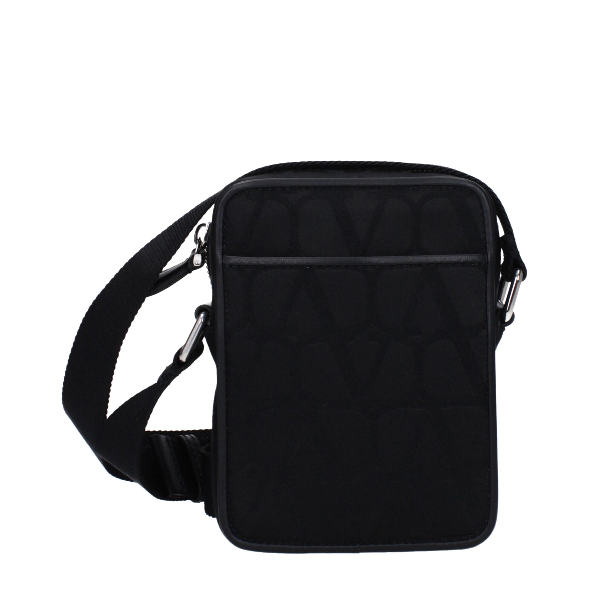 Borsa a Tracolla Piccola Valentino Garavani (Crossbody) in Tessuto Nero