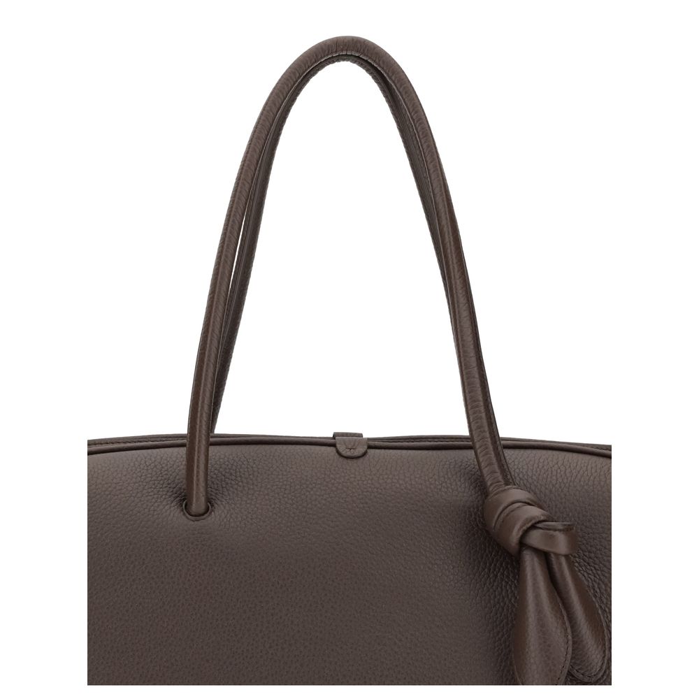Borsa da Viaggio Jacquemus Le Grand Tourisme in Pelle Marrone