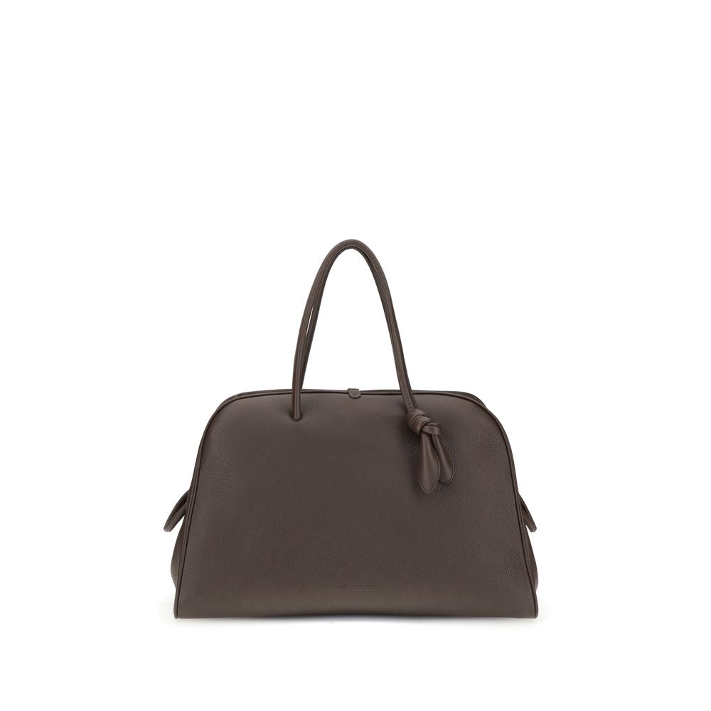 Borsa da Viaggio Jacquemus Le Grand Tourisme in Pelle Marrone