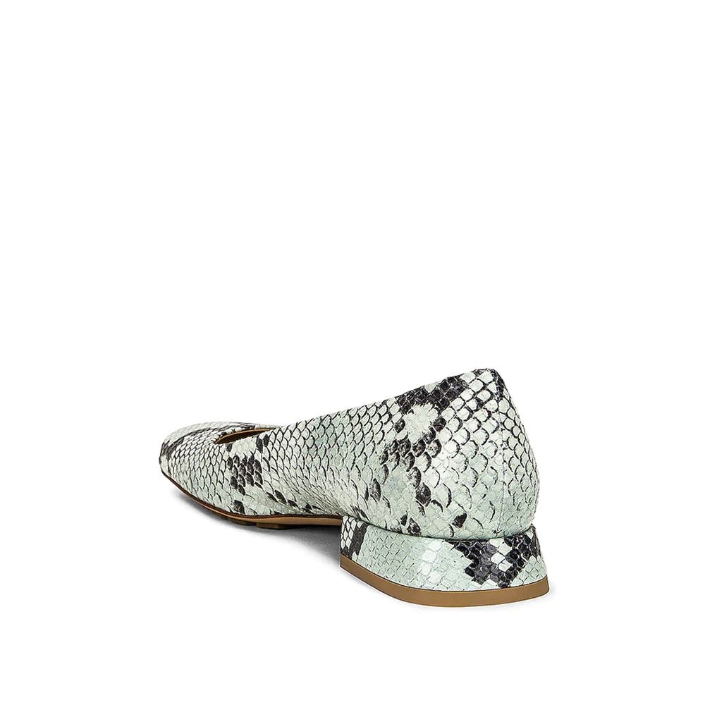 Bottega Veneta Ballerine Donna in Pelle di Vitello Bicolore Effetto Pitone