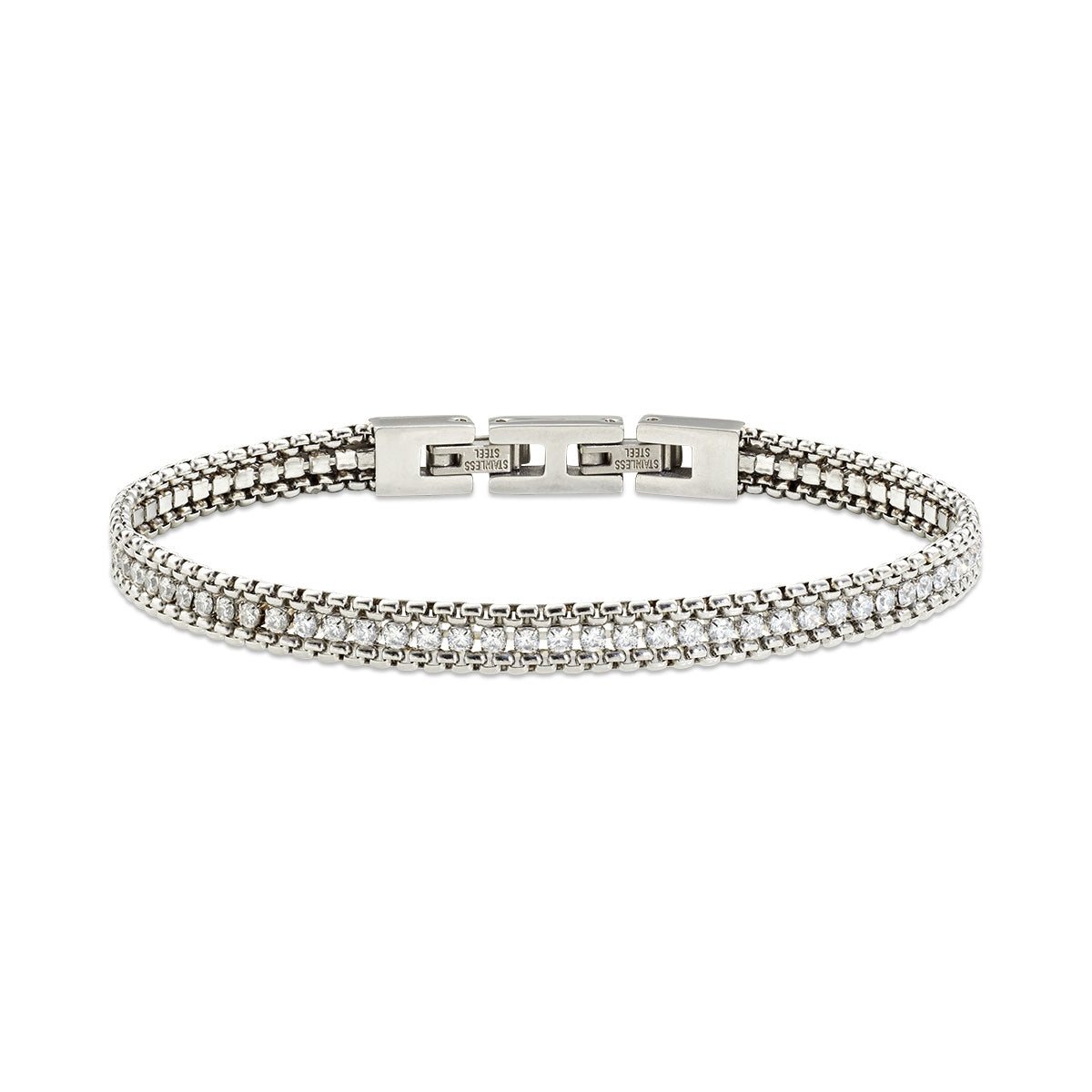 Amen men's steel bracelet ACTN2BB