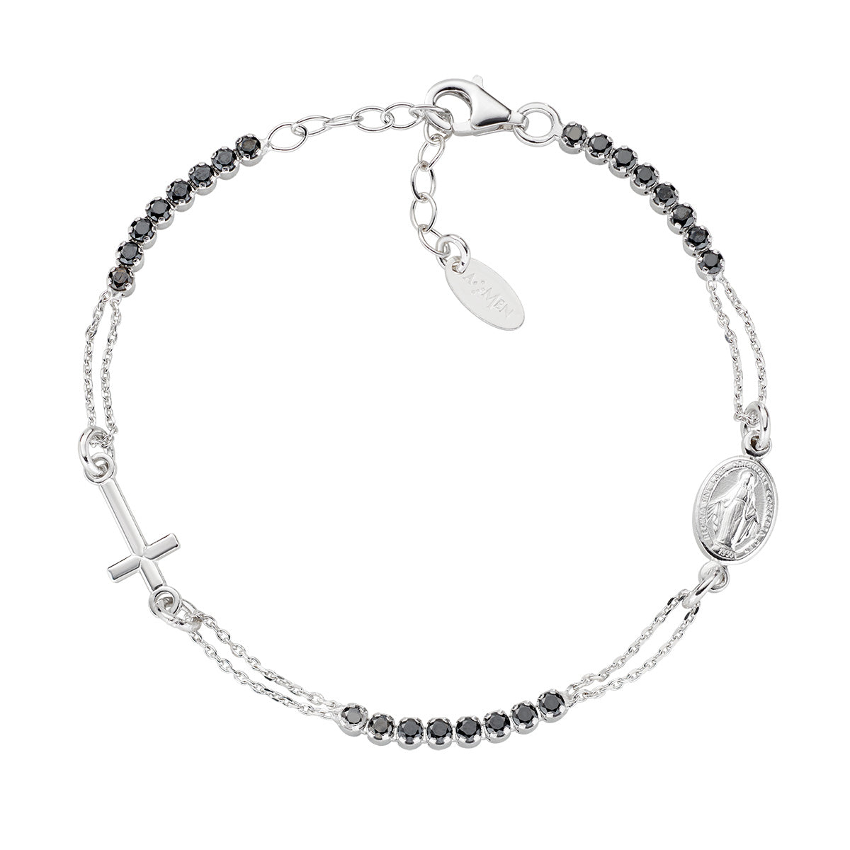 Unisex Amen cross bracelet BRCRMIBNZ3