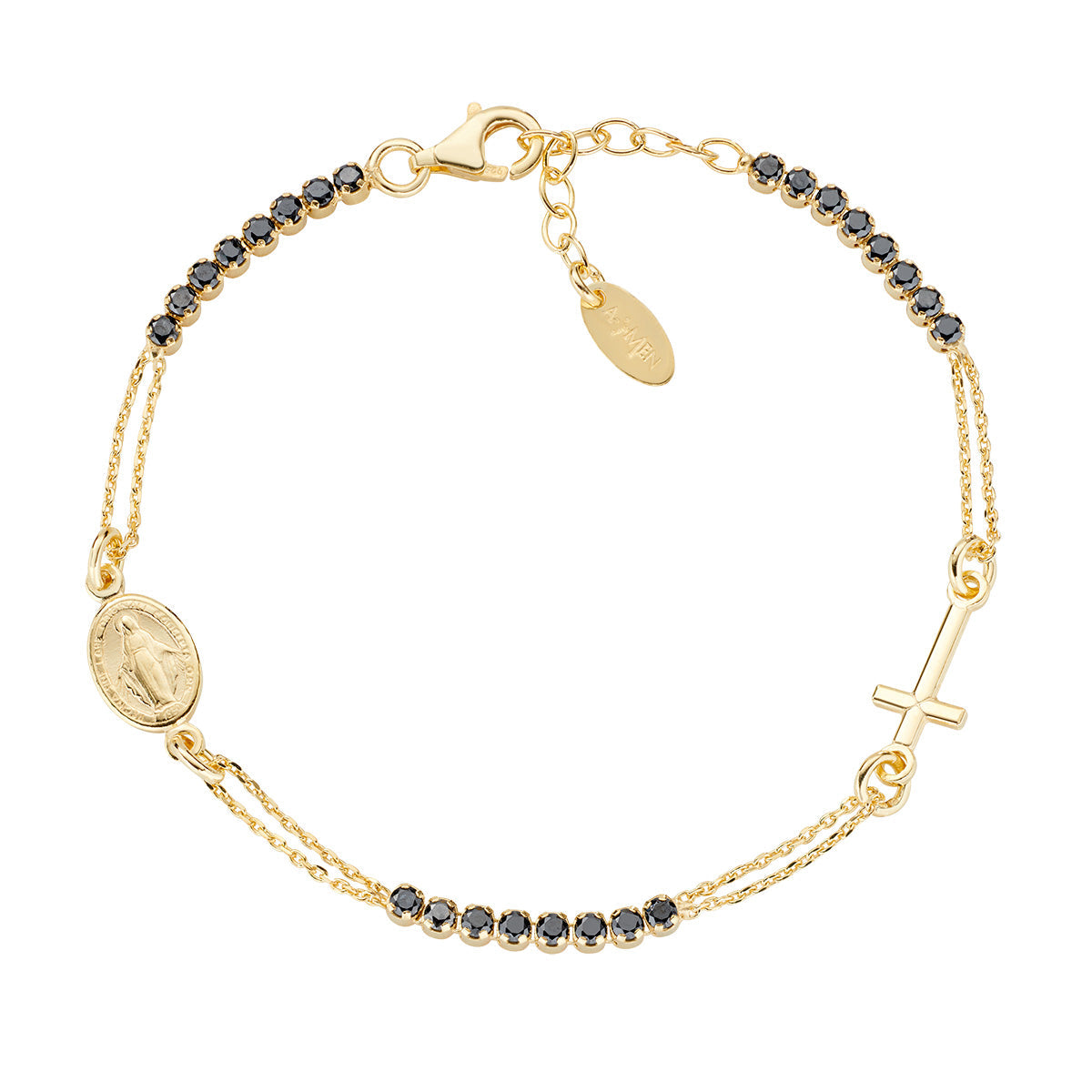 Amen Unisex Cross Bracelet BRCRMIGNZ3