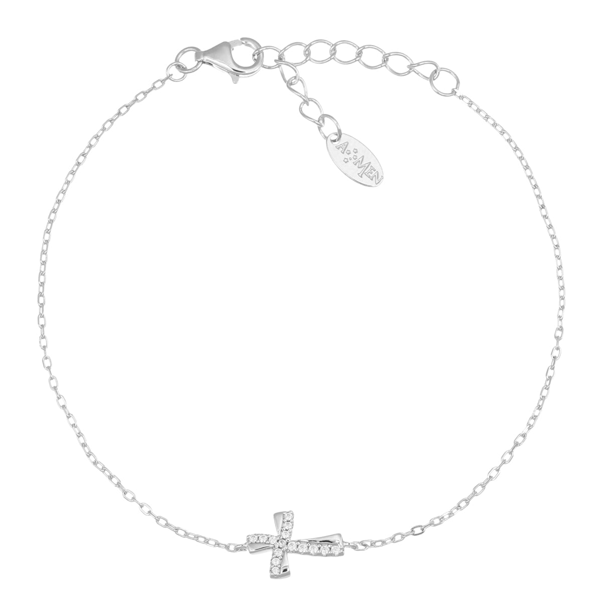 Amen Women's Bracelet with Crosses BRCROBBZ