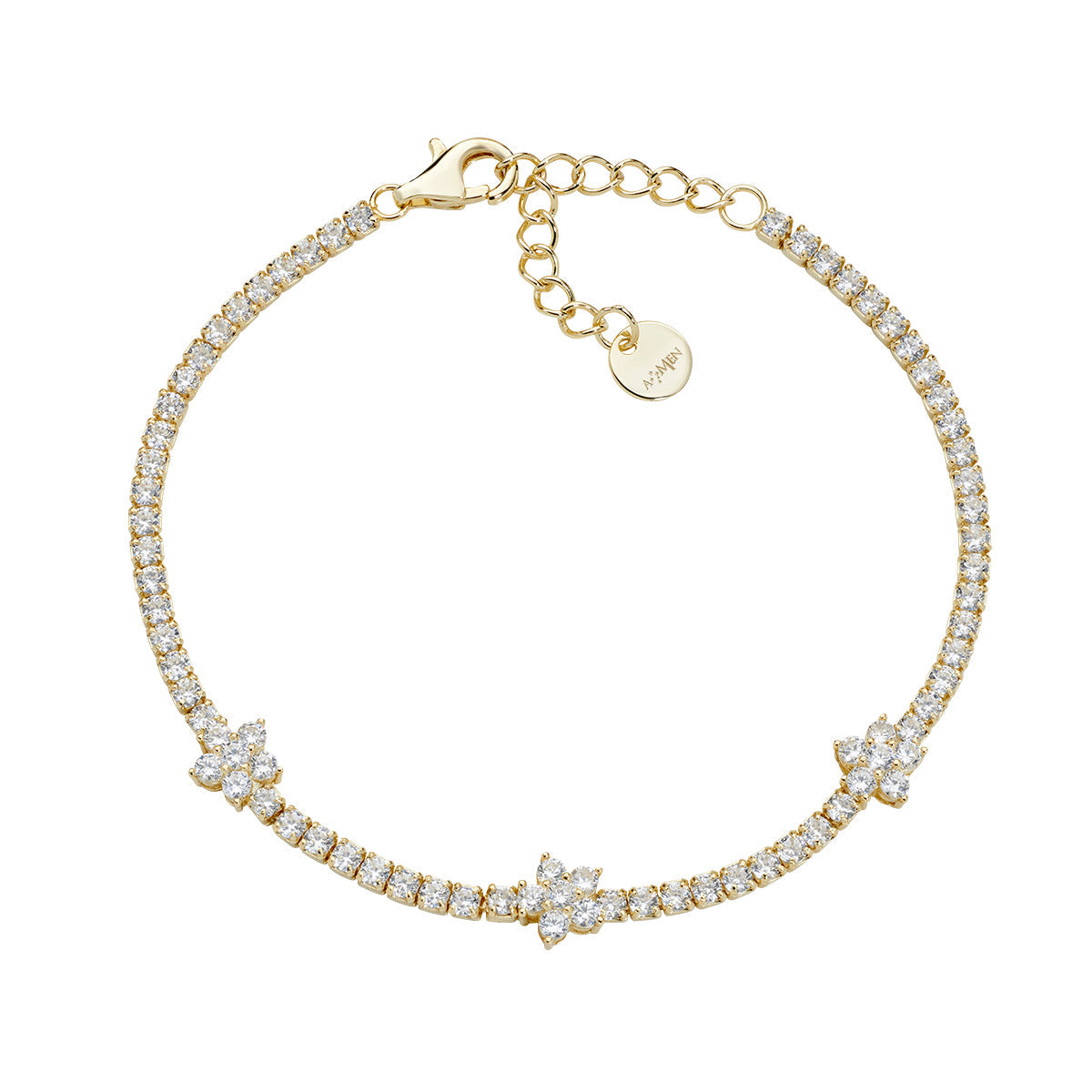 Amen Women's Diamond Bracelet BTFIGBB16