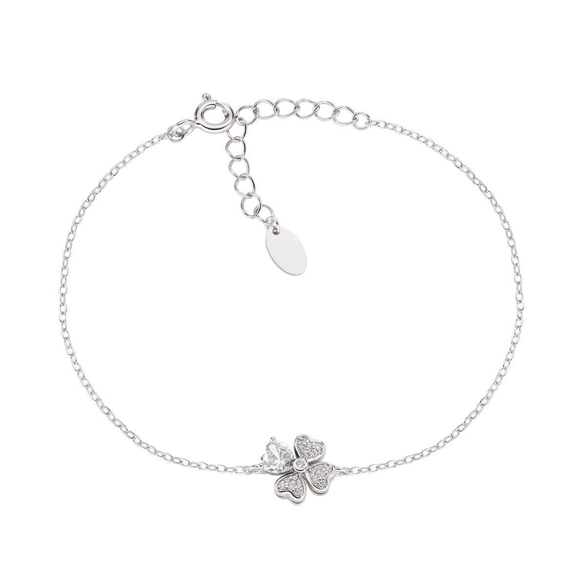 Amen women's four-heart bracelet BRQUBB