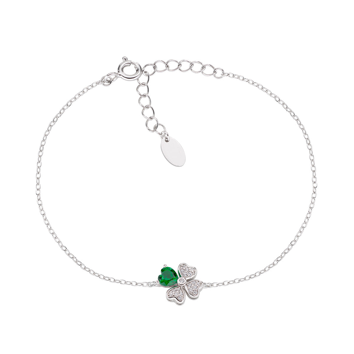 Amen women's four-heart bracelet BRQUBV