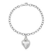 Amen Women's Sacred Heart Bracelet BRSCB3