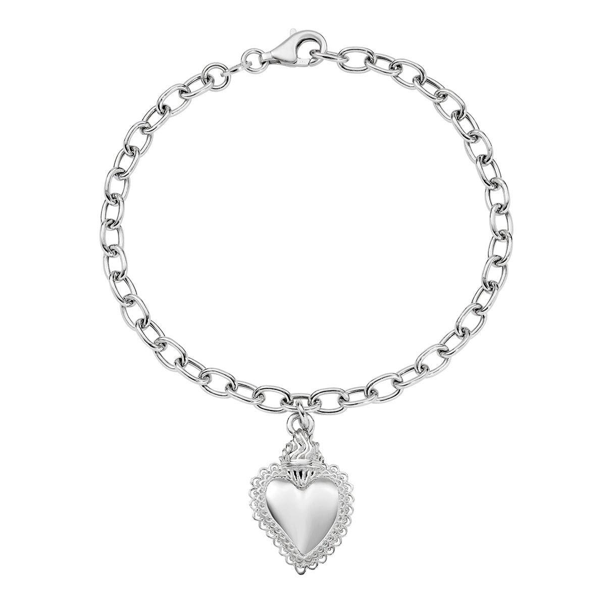 Amen Women's Sacred Heart Bracelet BRSCB3