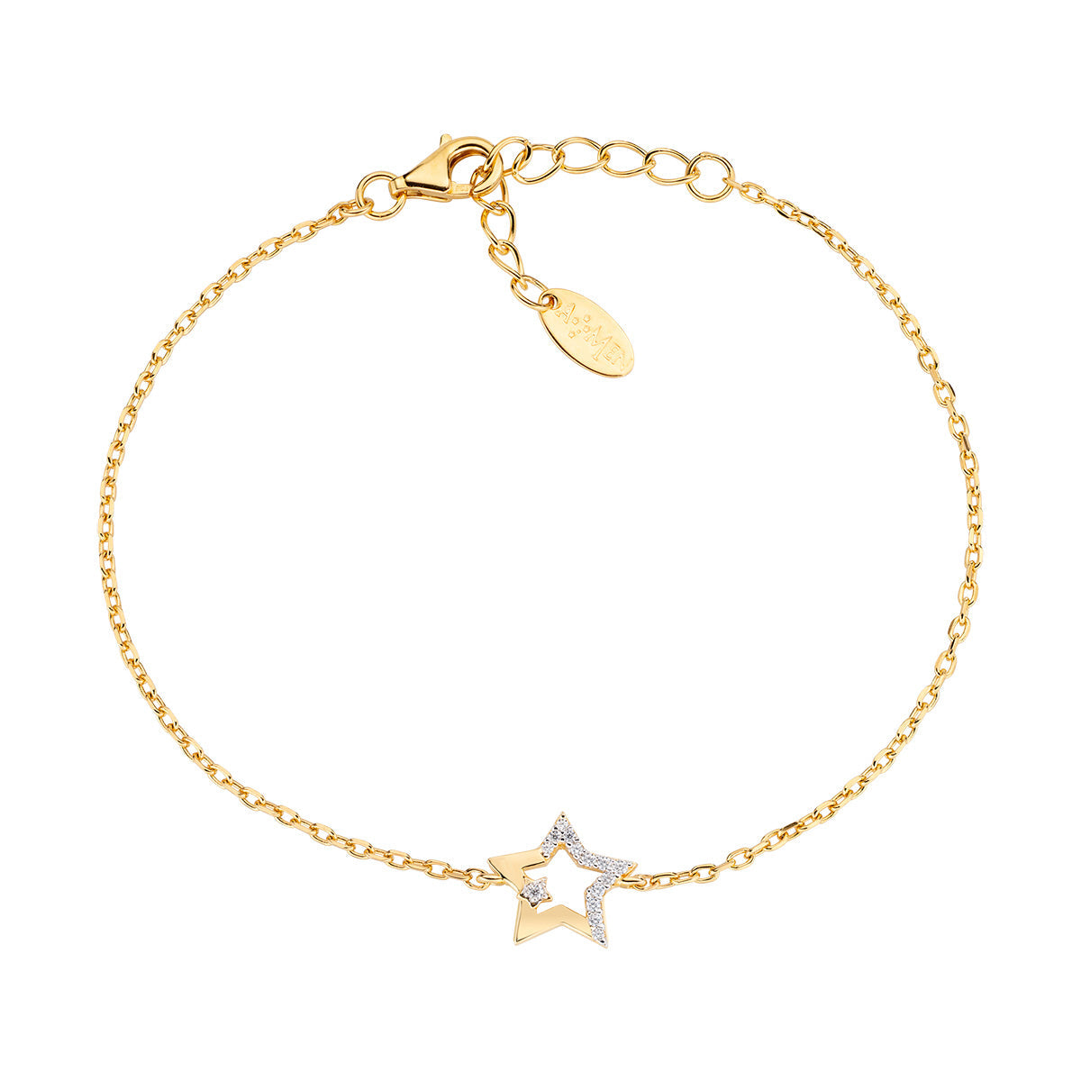 Amen Women's Star Bracelet BRSTSTGBZ